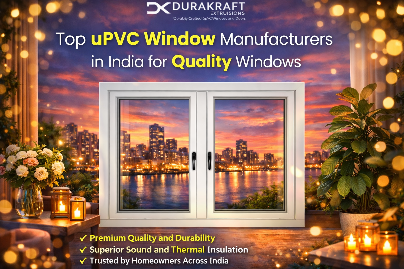 A Guide to Top uPVC Window Manufacturers in India for Modern uPVC Windows and Best uPVC Window Price