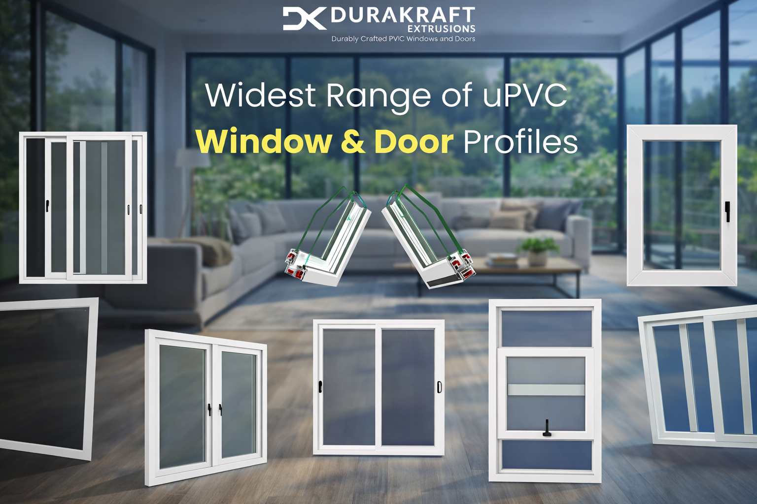 Widest Range of uPVC Window & Door Profiles