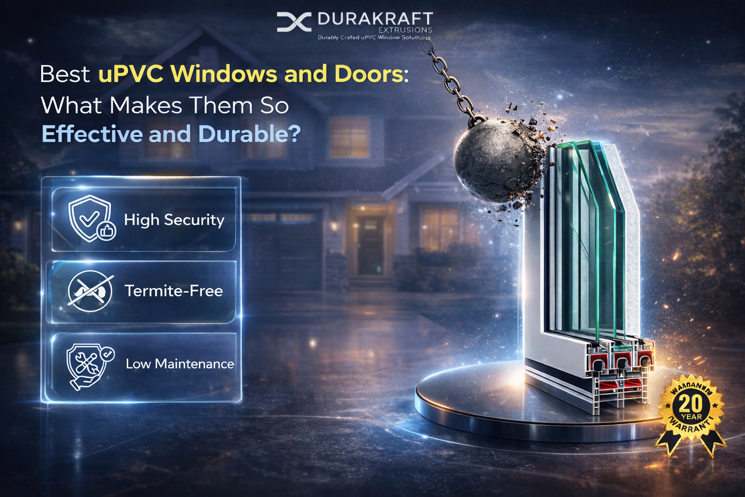 Best uPVC Windows and Doors: What Makes Them So Effective and Durable?