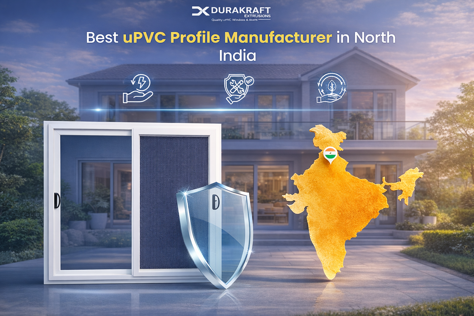 Best uPVC Profile Manufacturer in North India: Elevate Your Home with Durakraft