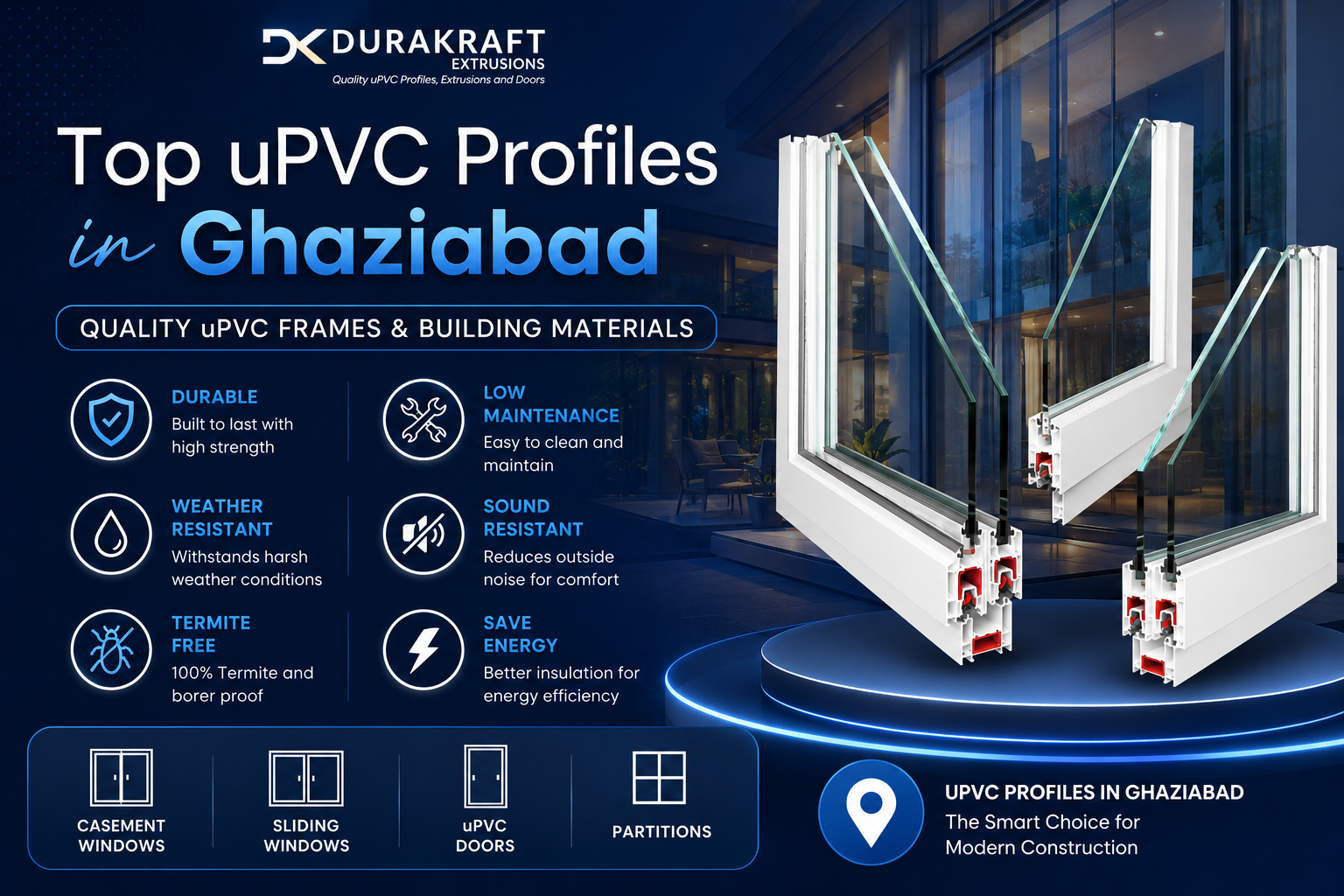 uPVC Profiles in Ghaziabad