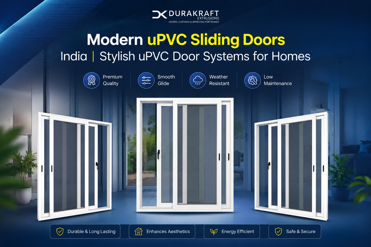 uPVC Sliding Doors India