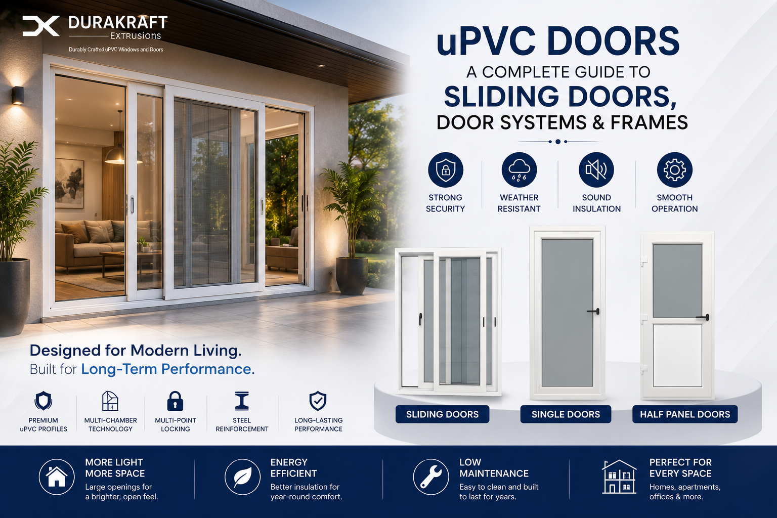 uPVC Doors: A Complete Guide to Sliding Doors, Door Systems & Frames